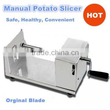 Korean style manual spiral potato slicer machine