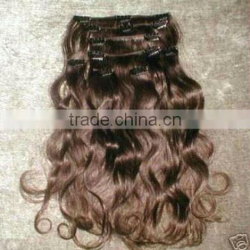 hot sale Grade AAAA clip in hair extension for african american