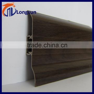 Rubber edges baseboard plastic molding trim