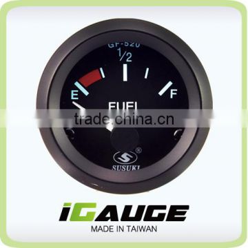 Taiwan high quality 52mm Electrical Gauge for car, black Fuel Level Gauge