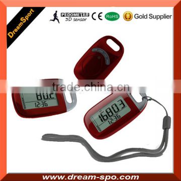 2015 Christmas Gift 2 in 1 Pedometer Body Fat Analyzer Digital Step Counter 5 Colors Calorie Counter