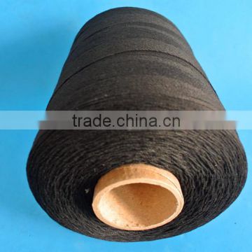 A206 black 100 virgin polyester industrial bale sewing thread