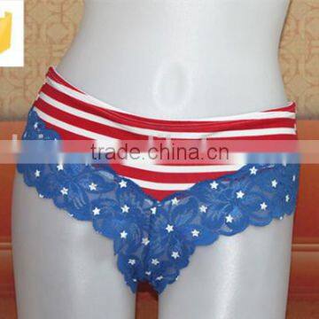 2016 popular American flag symbol brief /bra panty /sports hipster