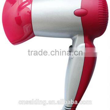 1000-1200W typical foldable mini hair dryer