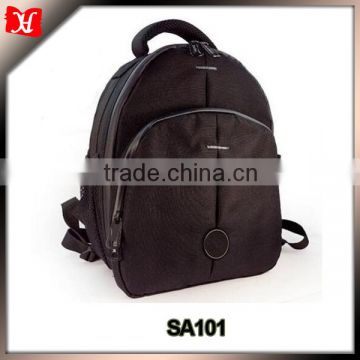 High quality waterproof dslr camera bag black nylon camera backpack