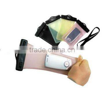 silicon pouch for phone 100% waterproof