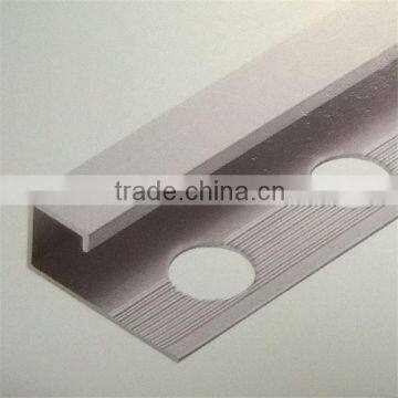 aluminum high quality chrome flooring profile for Tile Trim