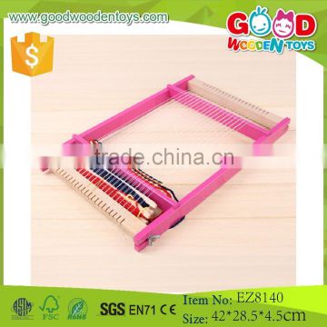 2015 Promotional pink looms wooden toy pretend play, DIY pretend play toy