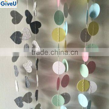 New Design Popular Small Size Handmade Paper Garland Decroations Vietnamese Decor