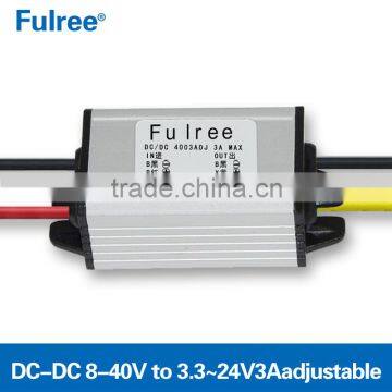 8-40v to 3.3-24v3a dc-dc step down adjustable power supply buck module, dc-dc step down converter