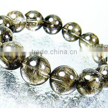 (IGC) TOP QUALITY NICE NATURAL RUTILE QUARTZ BRACELET FOR SALE WHOLESALE