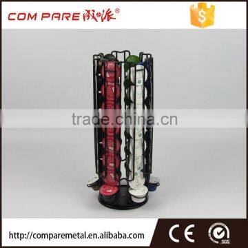Black 48pcs caffitaly coffee capsule holder coffee display stand