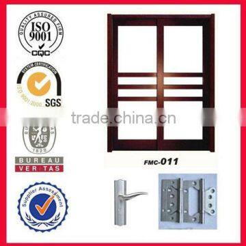 Environmental friendly,sound proof solid wooden double door