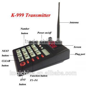 Customer Queue Pager System Numeric Keypad With Number Monitor Used in the Hospital/clinic/restaurant photo-3