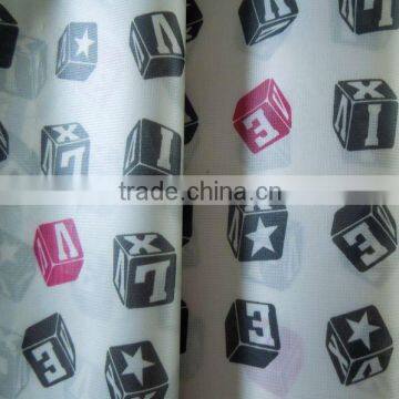 Printed 420T ripstop polyester fabric