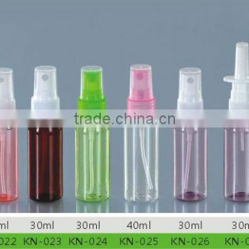 25ml,30ml,40ml Plastic PET Spray Bottle,Pharmaceutical Nasal Spray Bottle