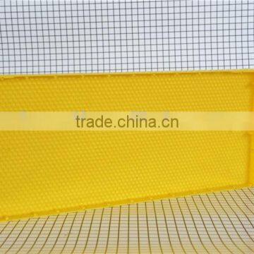 Beekeeping tools Plastic beehive frame with plastic foundation sheet for beekeeping equipments