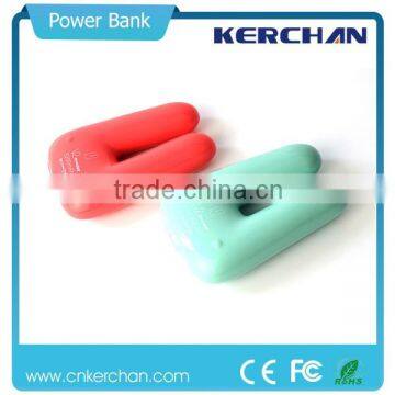 Cartoon Rabbit Style Large Capacity Sloar Power Bank 5000mah