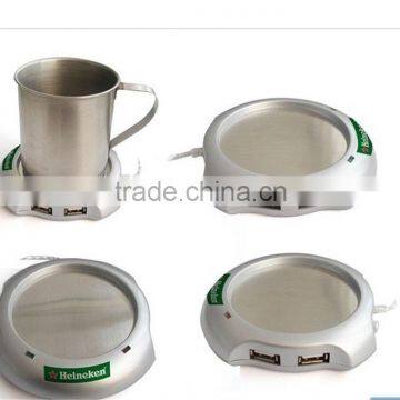 USB Cup Warmer Mug Heater With Usb Hub for Computer photo-3