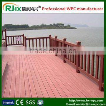 New tech wood-plastic composites decking floor/factory directly wpc deck flooring