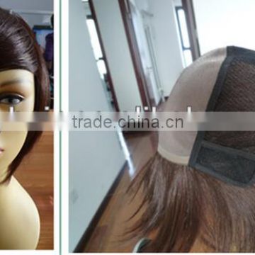 alibaba wholesale 100% human hair wig front mono women wig real hair breathing short hair wig