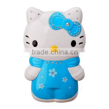 With GSG CE certification 5V 6600mAh lovely cute hello kitty power bank wholesale