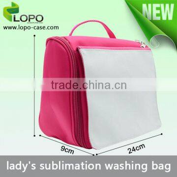 sublimation fancy unique lady washing bag