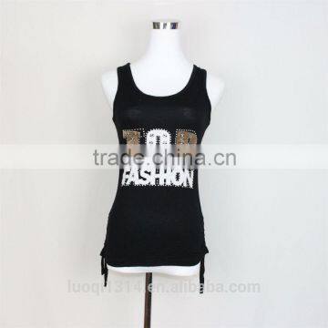 Wholesale Custom Cotton Tank Tops for Women OEM Service photo-2