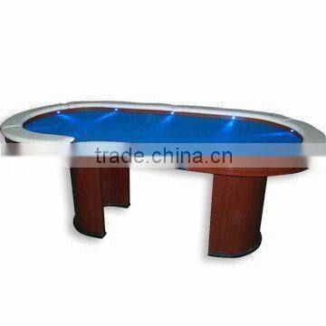 84inch Delux LED Light Casino Style Poker Table