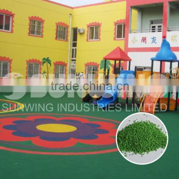 colored epdm rubber granules flooring for running surface