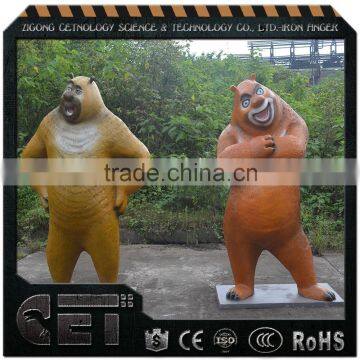 Life Size Animal Replica Bear Sculpture Shopping Mall Decoration photo-4