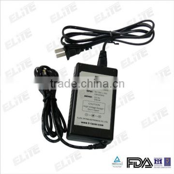 Laser charger for laser diode produces