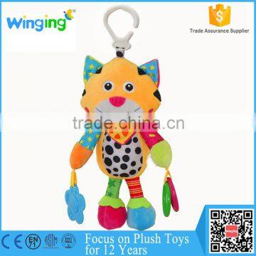 whosale cute baby bed hanging plush cat toy promotion gift