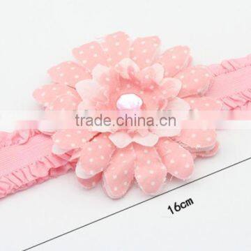 Top Elastic Sunflower Headband for Baby,wholesale Nylon Headbands photo-5