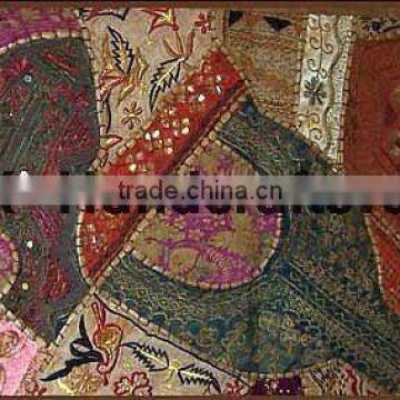 beautful Beaded Thread work Patchwork Embroidered all Decoratives India