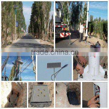 Easy installation 1kw wind turbine solar streetlight supplier