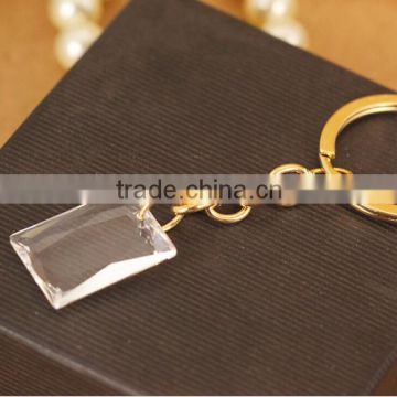 Wholesale 3d laser crystal key chain