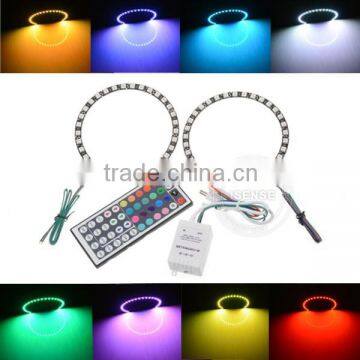 RGB Angel Eyes semi and full circle 5050 SMD Halo Rings devil eyes for cars