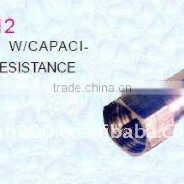 W/Capaciance Resistance F connector