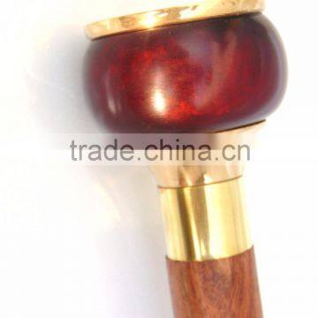 Stylish Wooden Walking Stick/Brown Color Compass Walking Canes/Antique Walking Stick Wk1107 photo-4