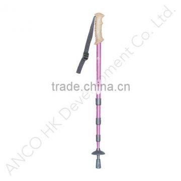 HIGH PERFORMANCE LIGHT WEIGHTED TELESCOPIC HIKING POLE
