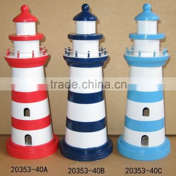 Wooden decoration light house nautical hand craft & gifts