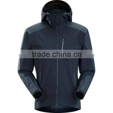 Fashionalbe design popular windproof and waterproof softshell mens jacket 2014