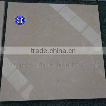 Top Quality Cut to Size Design Beige Marble Flooring photo-3