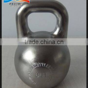 hollow colorless 100% total stainless steel competition kettlebell carved