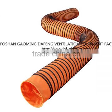 Negative pressure flame retardant pvc exhaust duct