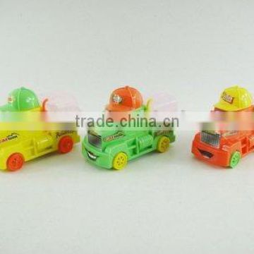 MINI PULL BACK CARTON TURCK CANDY TOY