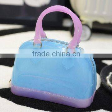 Colorful Beach Clear Plastic Bag