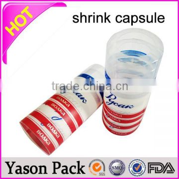 Yason heat shrink caps manufactured in china aluminum wine bottle cap seal reclosable grip seal capsule packaging