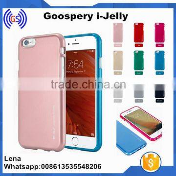 Korean Brand Mercury Metallic I-jelly TPU Back Cover for Sony Xperia m4 aqua